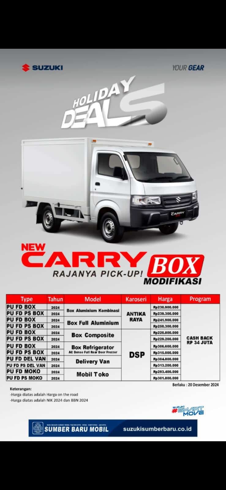 carry pricelist